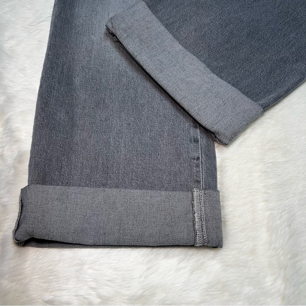 Pilcro‎ The Austyn grey High-Rise Full-Length Cuffed Wide-Leg Jeans - Sz 30 - Picture 5 of 5
